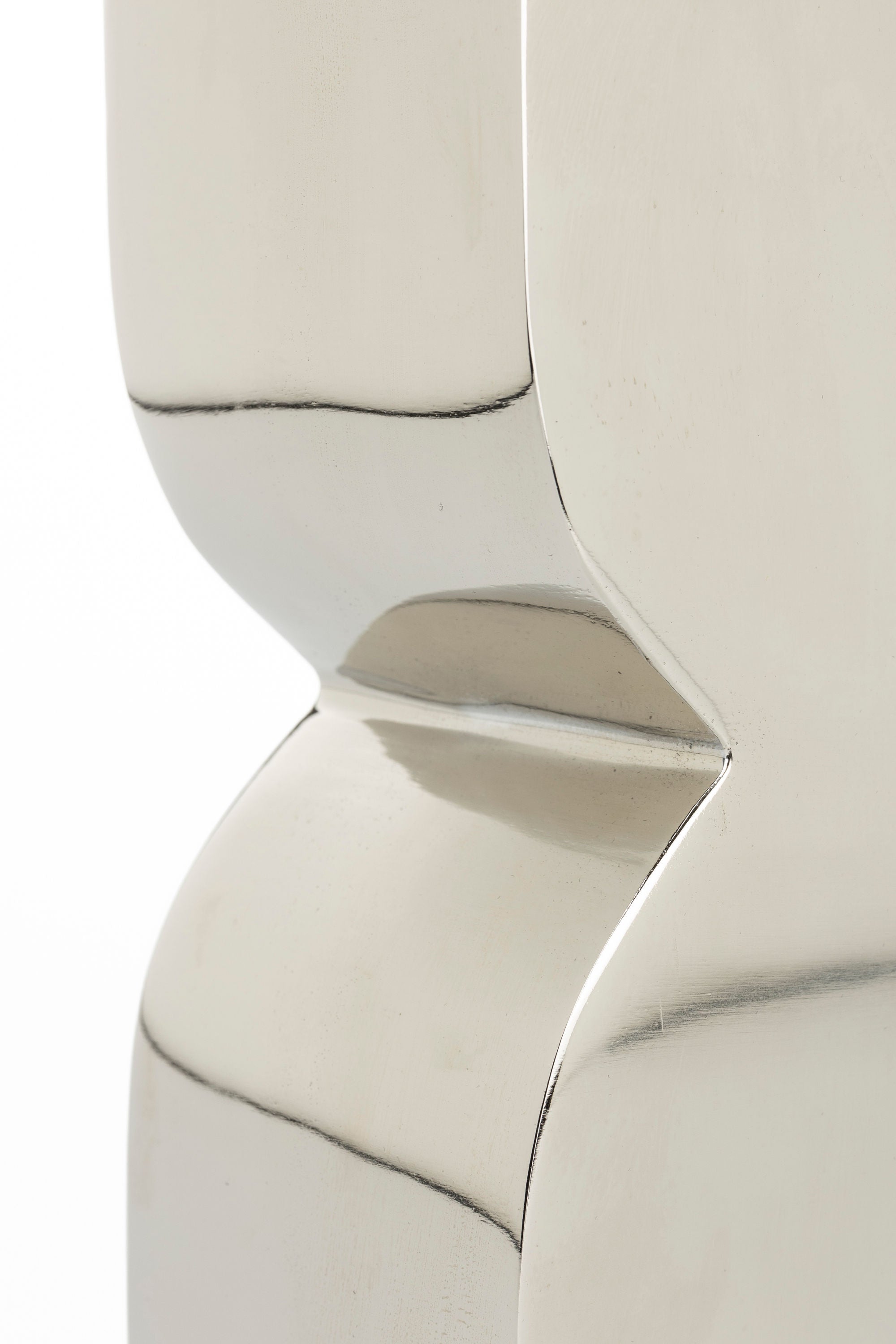 Zuiver Cones Shiny Silver Stool